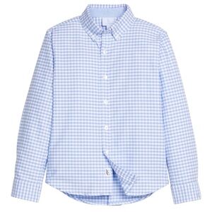 Little English Mayfair Gingham Button Down Shirt - Size 8
